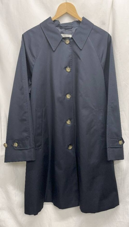 M&s Marks & Spencer Coat Navy Size: 22