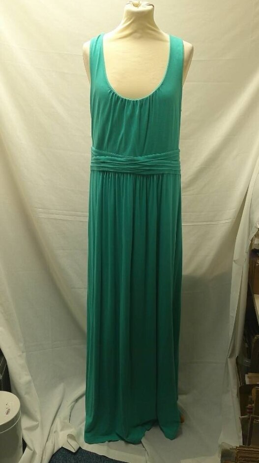 Boden Jersey Maxi Dress Emerald Green Size: 18