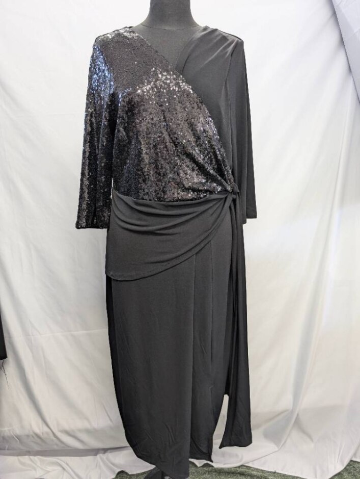 Jd Williams Short-sleeve Dress Black Size: 22