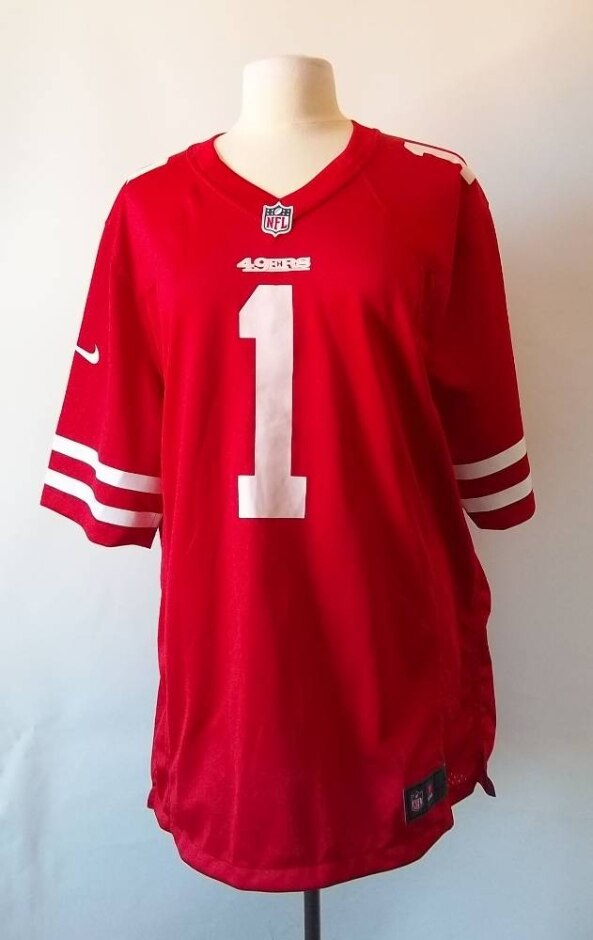 Nike Nfl  Jersey #1 49ers Large - Massie-taylor Red Size: L