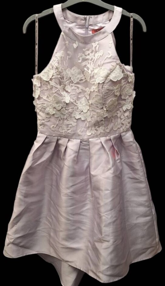 Chi Chi London Dress Light Lilac Size: 10