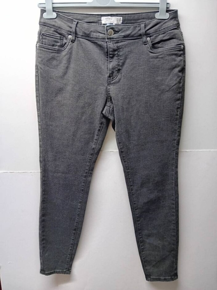 Next Skinny Low Rise Jeans Black Size: 14