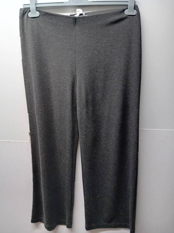 M&s Marks & Spencer Wide Leg Pants Grey Size: 14
