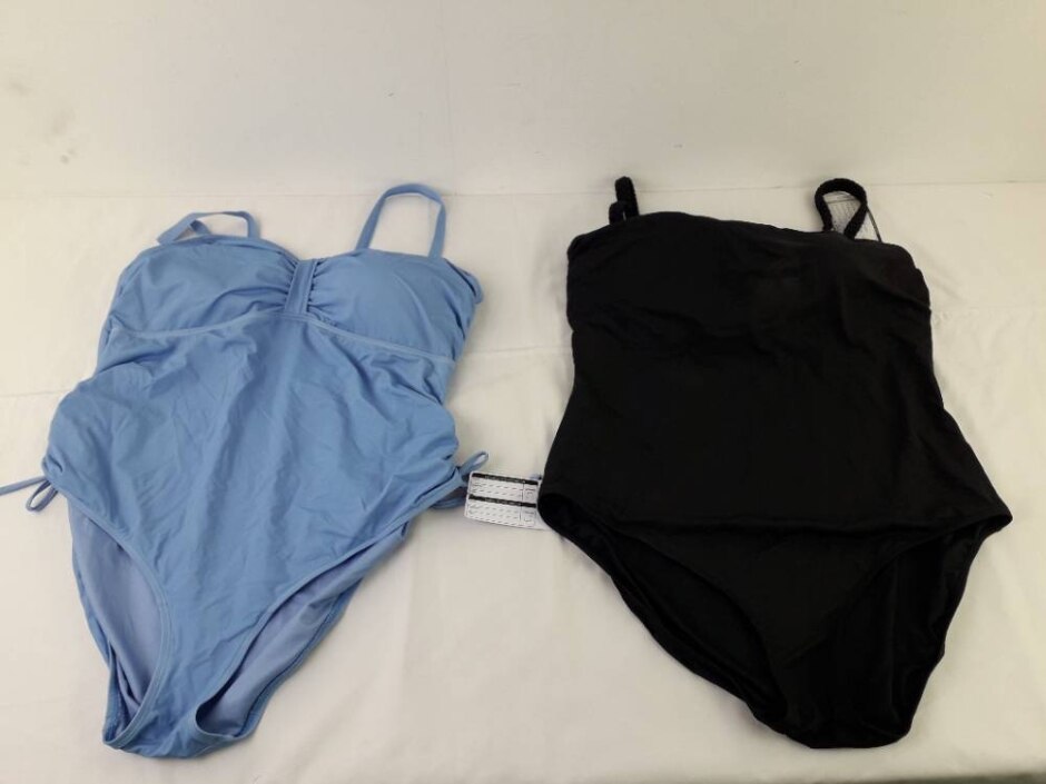 Tu Samples Women's Swimsuit Bundle X 2 Blue Black Size: 22