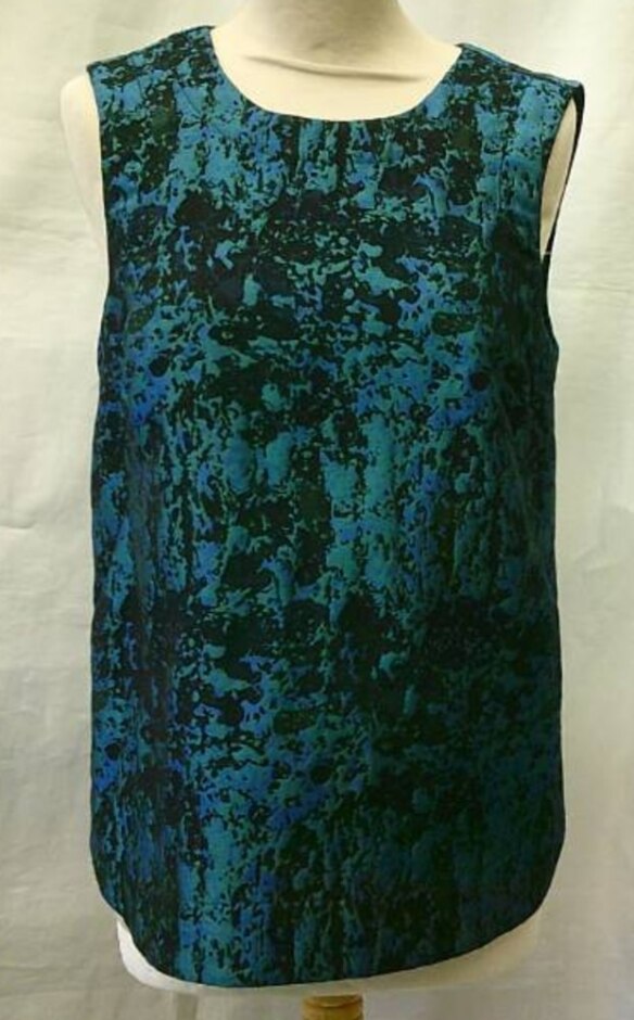 Gina Tricot Top Turquoise Size: 10