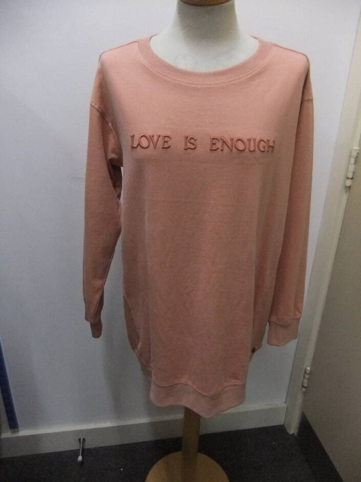 Next Love Is Enough Jumper Dress Pink  Size: S