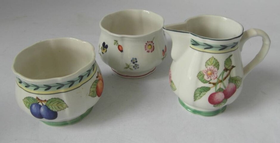 Villeroy & Boch Milk Jug And 2 Bowls