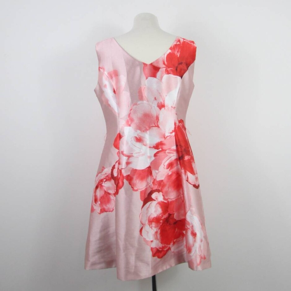 Precis Petite Sleeveless Dress Pink Mix Size: 16