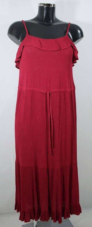 Fat Face Retro-styled Dress Wine Size: 8