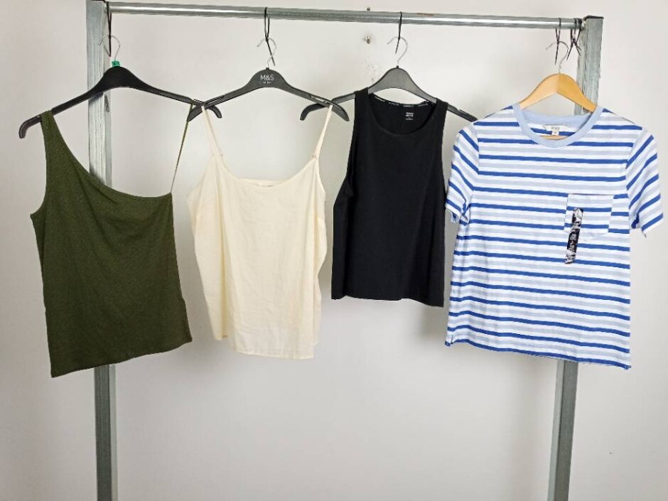 M&s 4pcs Tops Bundle Multi Size: 10