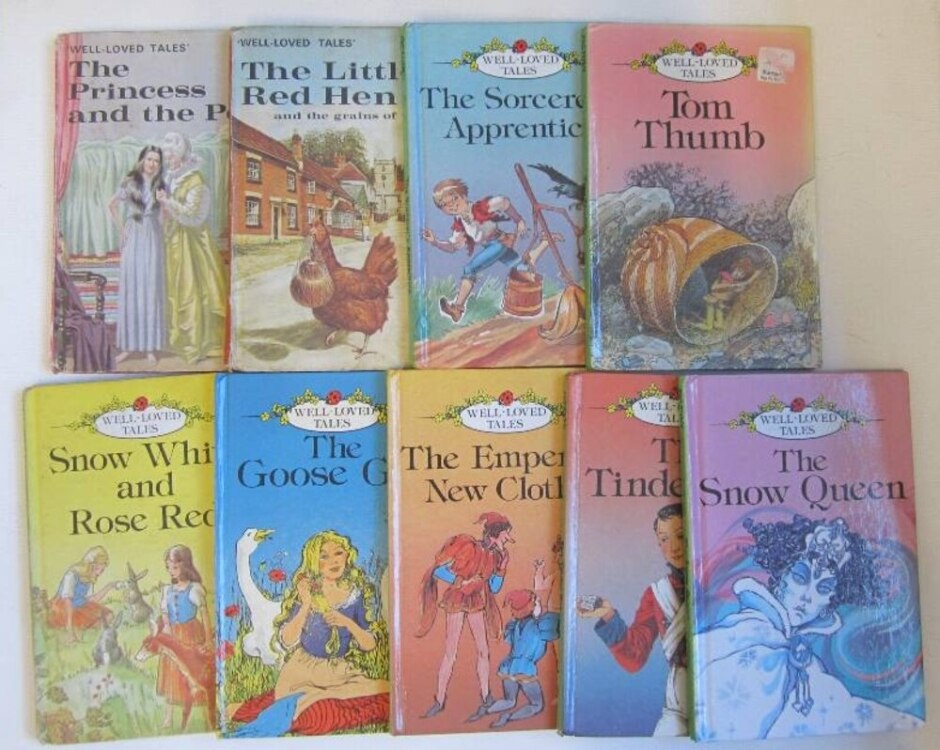 Charming Collection Of 9 Vintage Ladybird 'well Loved Tales'