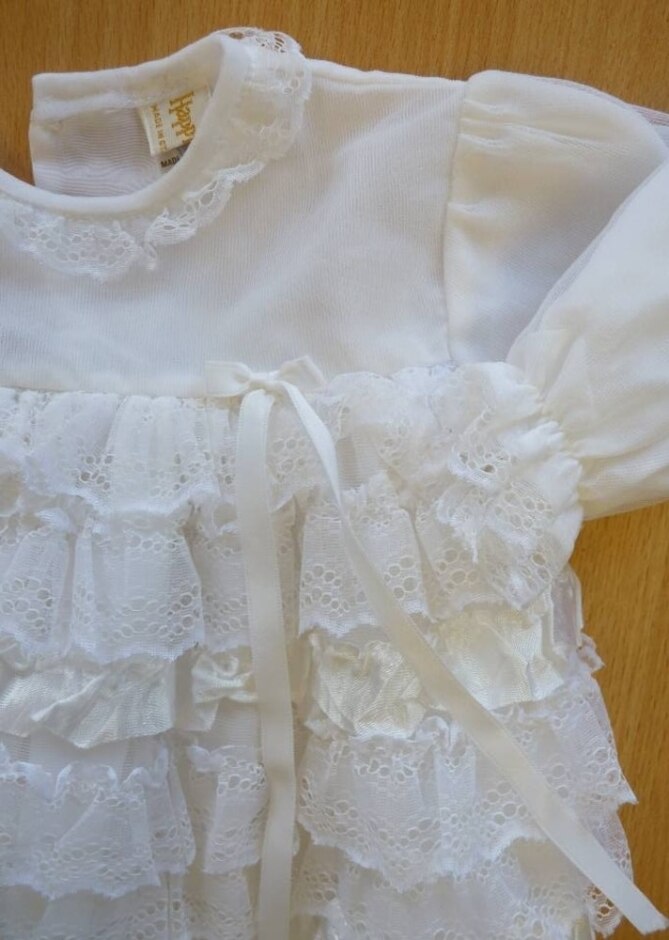 Happitots Vintage Christening Gown White Size: 12-18 Months