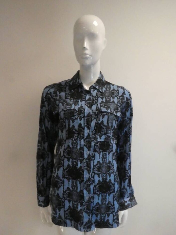 Essentiel Antwerp Blouse Blue/black Size: 34