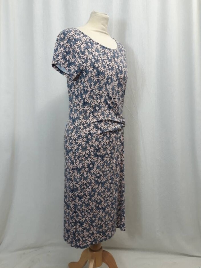 Laura Ashley Dress Pink/blue Mix Size: 10