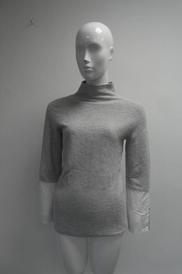 Mint Velvet Lightweight Jumper Grey Size: 12