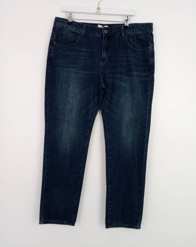Hush Boyfriend Jeans Dark Denim Size: 16