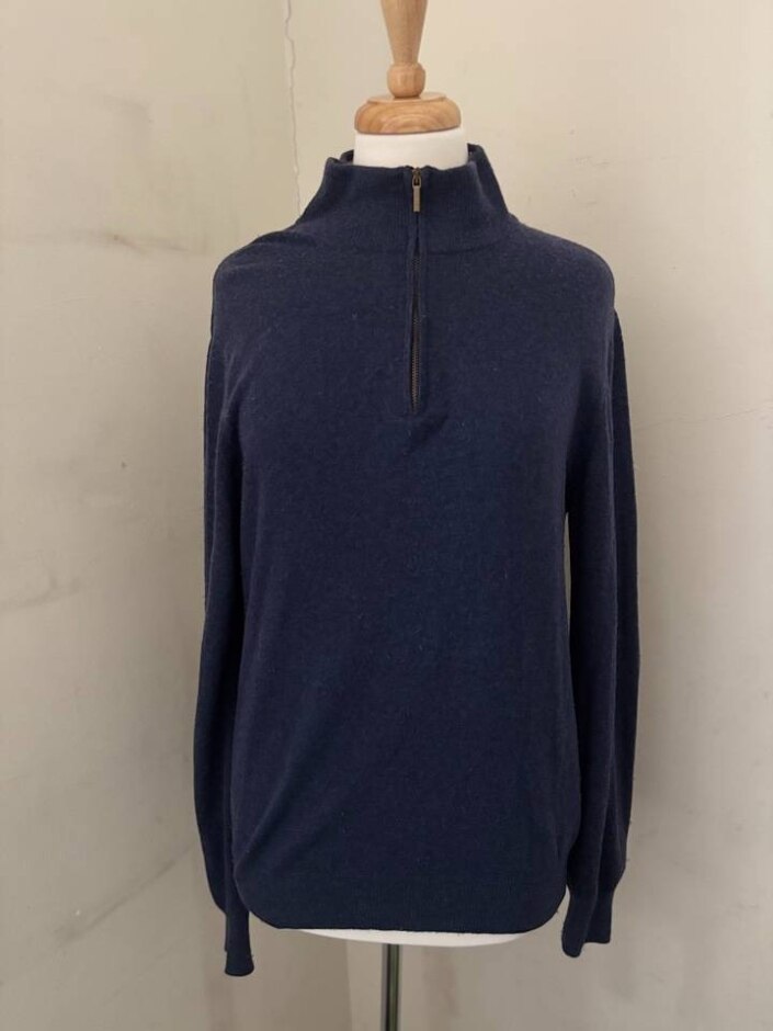 Camicissima Men  Knitwear Jumper Dark Blue Size: M