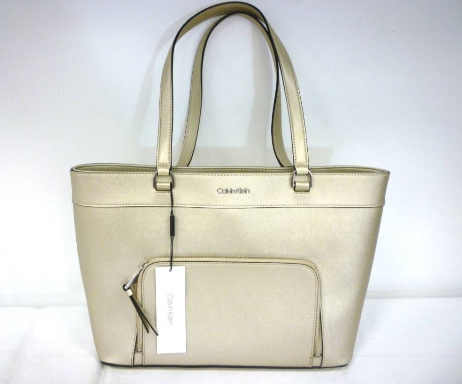 Calvin Klein Gold Hand Bag