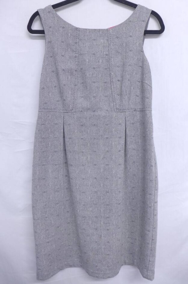 White Stuff Sleeveless Shift Dress Light Snow Size: 10