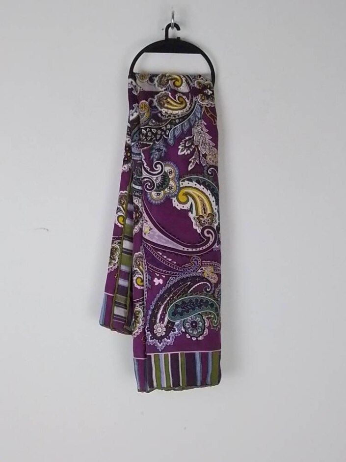 Vintage Scarf Multi Colour 33'' X 35''