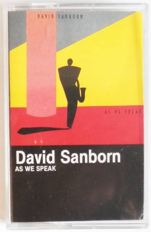 David Sanborn As We Speak Cassette Tape Oxfam Shop