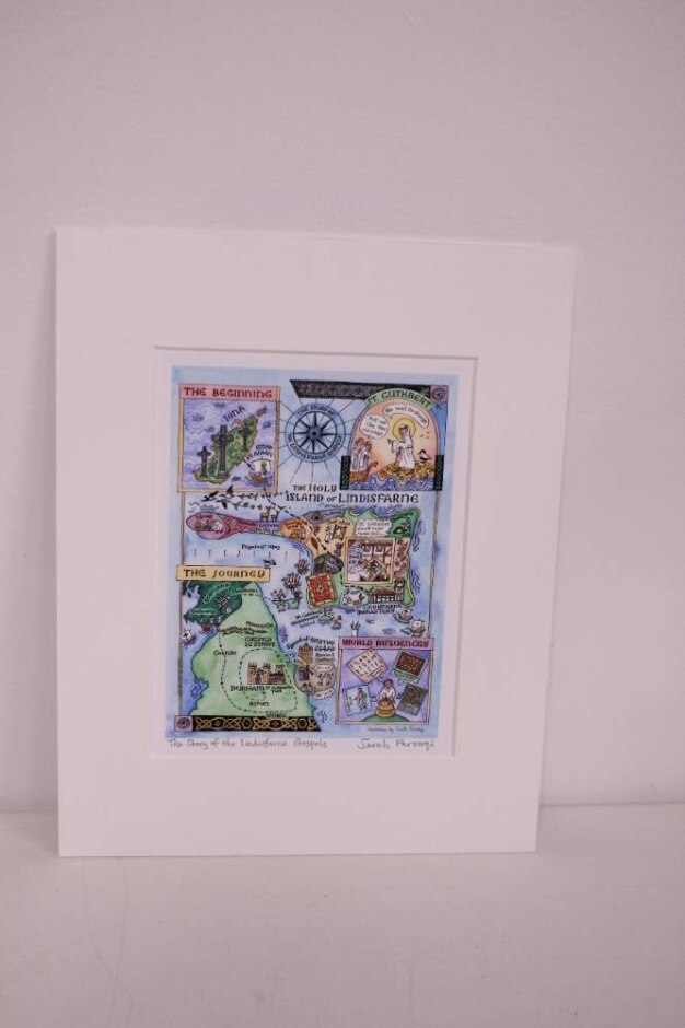 The Story Of The Lindisfarne Gospels -  Sarah Farooqui - Print, Size Size 6 X 4½