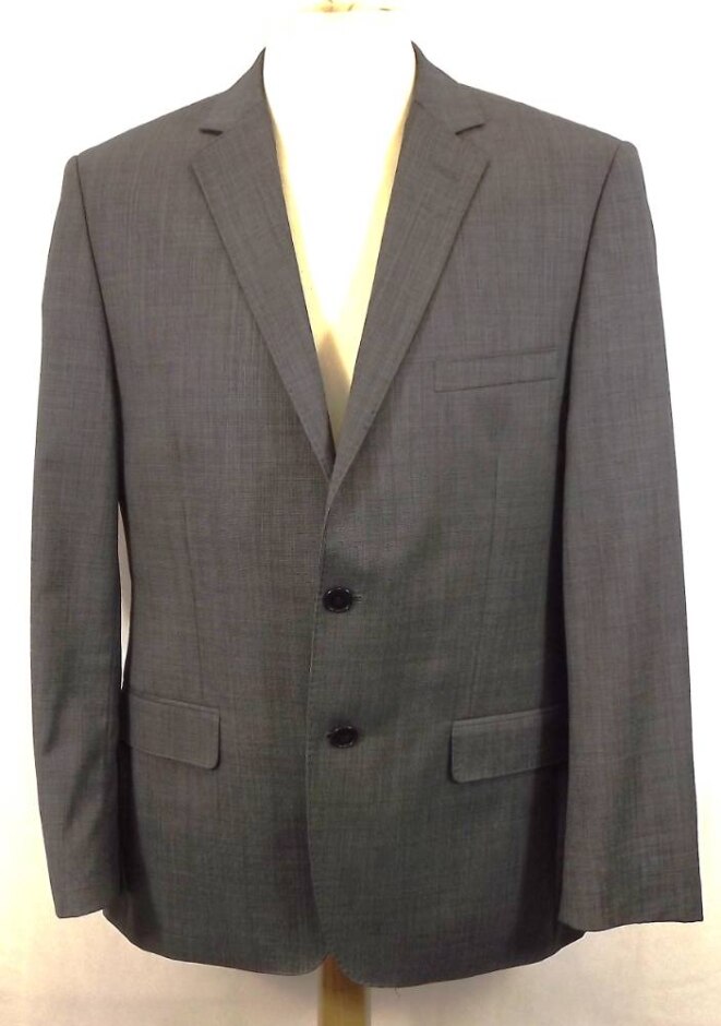 Daniel Hechter Men's Single Breasted Blazer Grey Size: M
