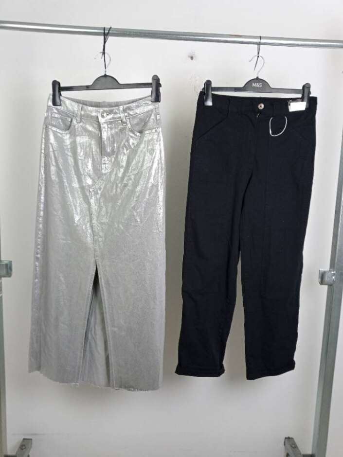 M&s  2pcs Denim Jeans & Skirt  Multi Size: 10