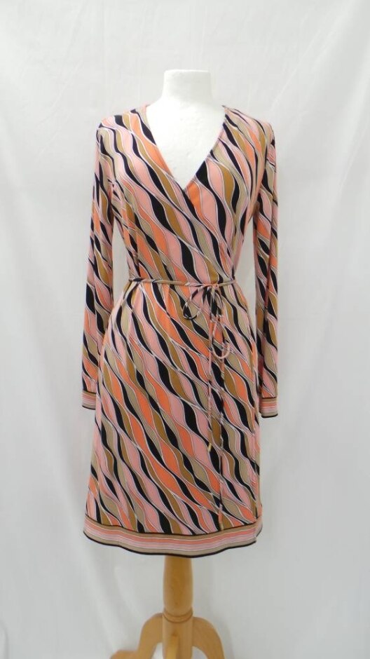 Michael Michael Kors Stretch-jersey Wrap Dress Pink Size: S