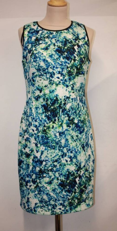 Marc New York By Andrew Marc Turquoise Dress Blue Size: 6