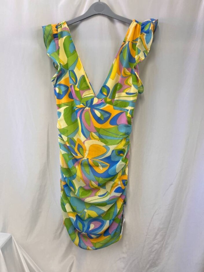 Asos Dress Multi Coloured Size: 10