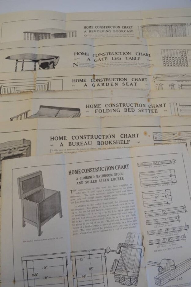 6 Furniture Home Construction Charts