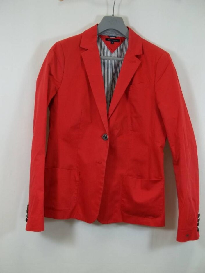 Tommy Hilfiger Blazer -cotton Red Size: 10