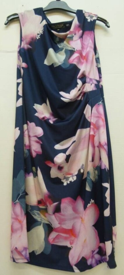 Dorothy Perkins Billie & Blossom Dress Blue/pink Size: 14