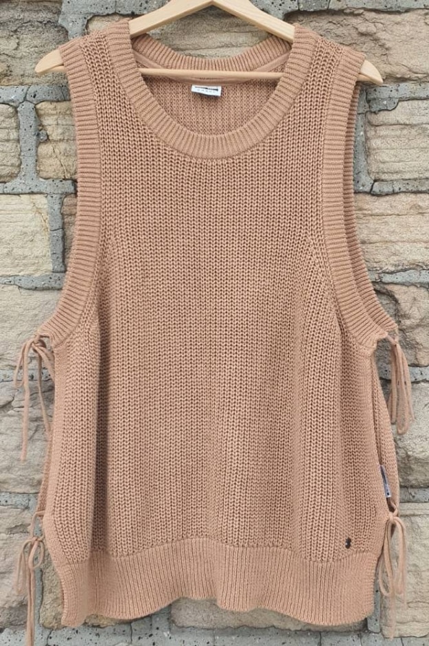 Noisy May Tabard Caramel Size: XL Oxfam Shop