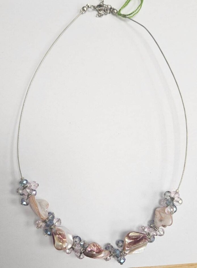 Women's Shell And Bead Necklace