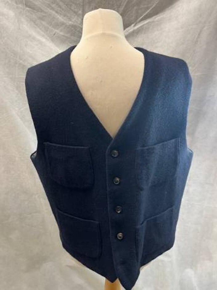 Jigsaw Waistcoat Navy Size: Xxl