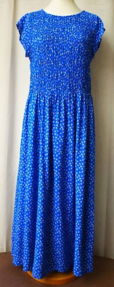Saint Tropez Gisla Cosmos Floral Maxi Dress Blue Size: Xs