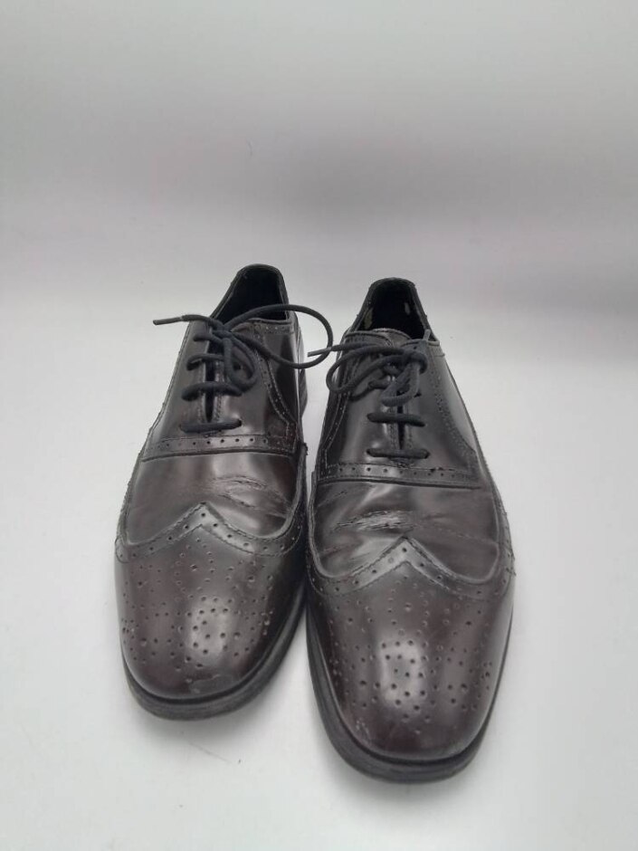 Wingtip Oxford Shoes In Dark Brown Size 7.5