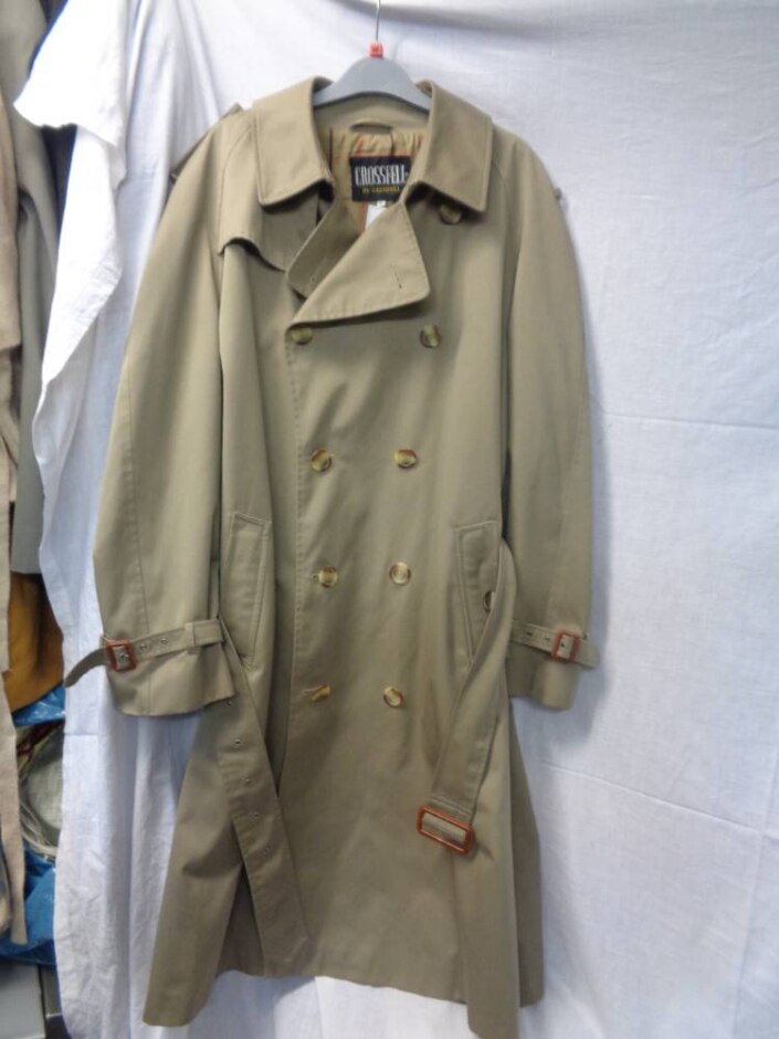 Crossfell Trenchcoat Taupe Size: L