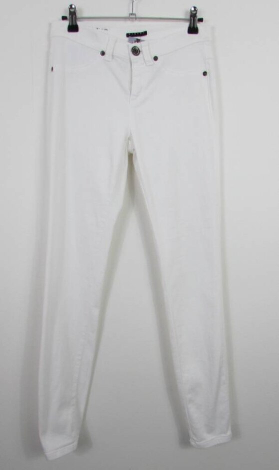 Sisley Skinny Stretch Jeans White Size: 28