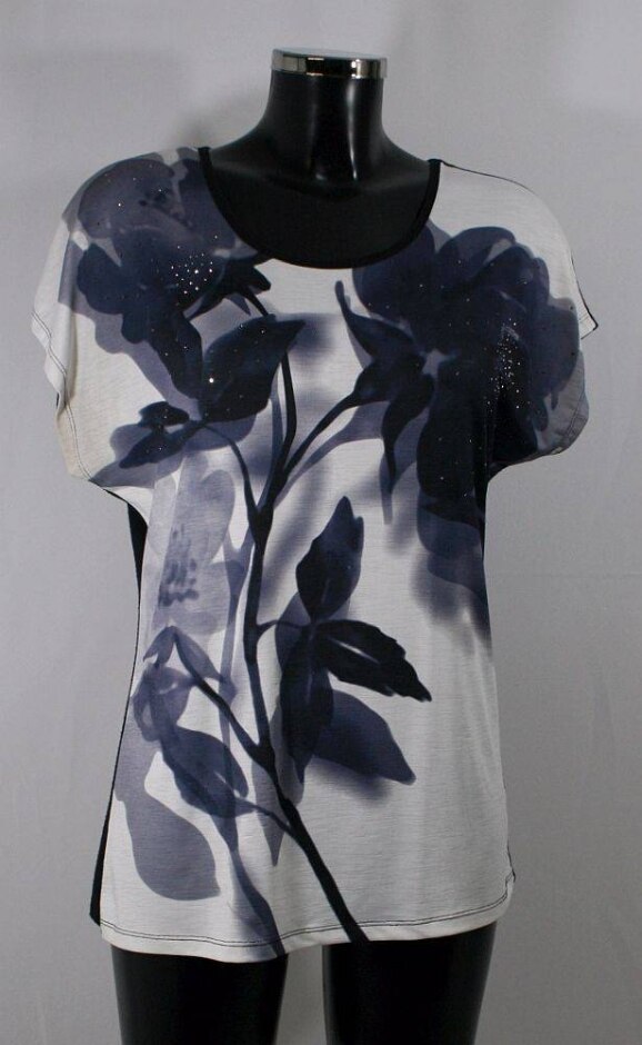 Roman Floral Sleeveless Top Multi Size: 10