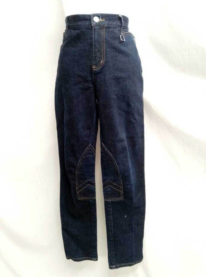 Ralph Lauren Jodhpur Style Jeans Blue Denim Size: 8