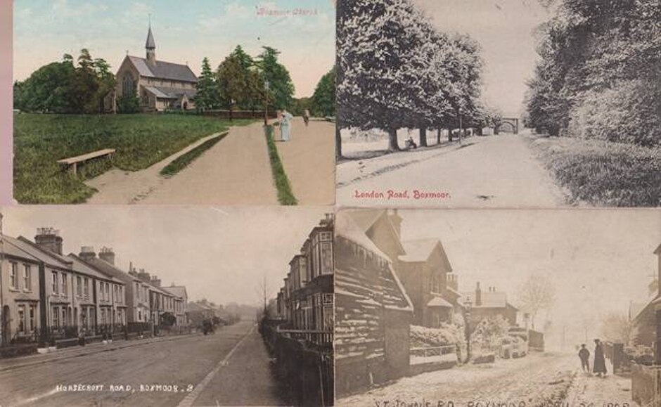 Boxmoor Near Hemal Hempstead - 4 Black & White Vintage Postcards & 4 Booklets