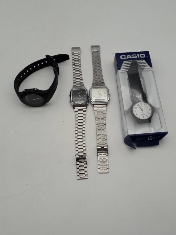 4pcs Casio Watched Untested