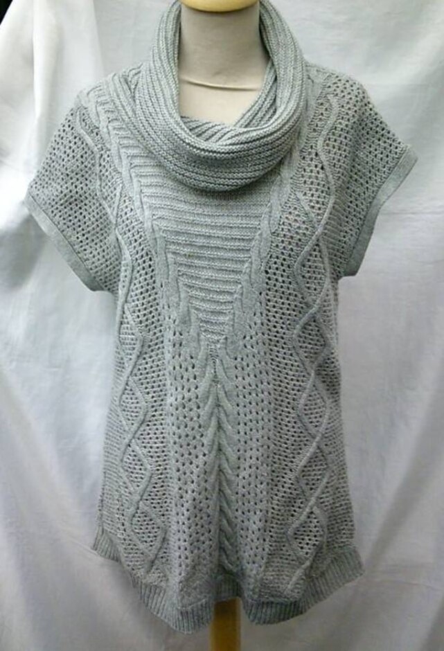 Oasis Jumper Grey Size: S