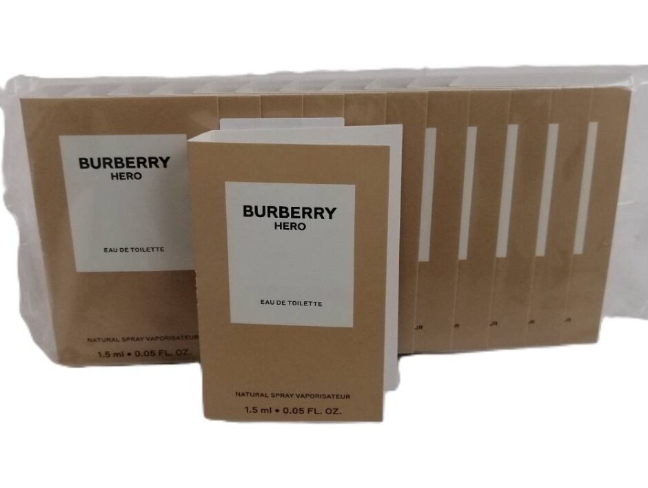 Burberry Men's Hero Eau De Toilette Mini Sprays 12 X 1.5 Ml Sealed New