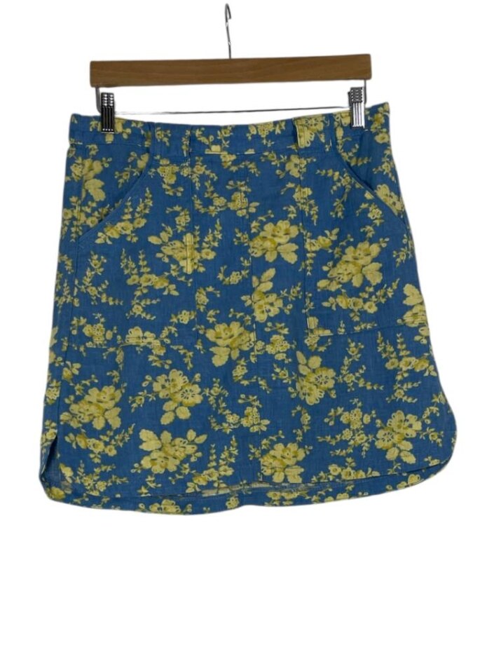 Next Floral Skirt Blue Size: 12