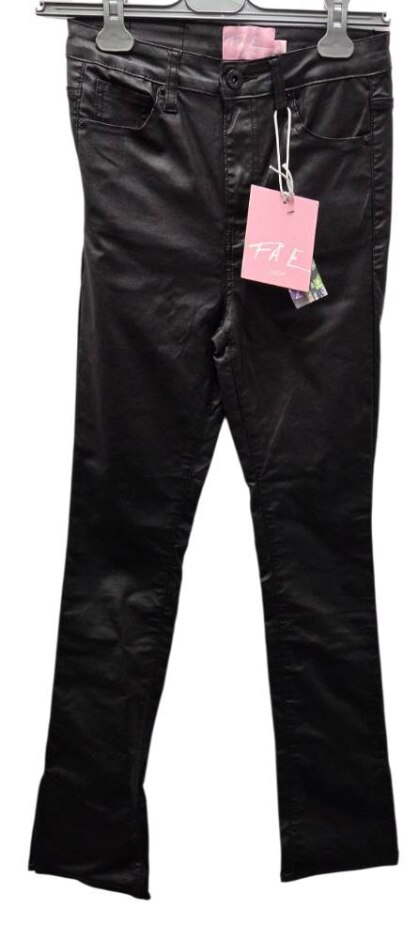 Fae London Leather Trousers Black Size: 10