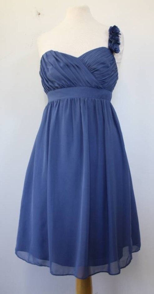 Alfred Angelo Prom/bridesmaid Dress Blue Size: 10